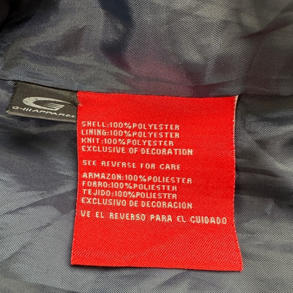 St Louis Rams Men's Size XL Vintage NFL Polyester Full Zip Windbreaker - Picture 11 of 16